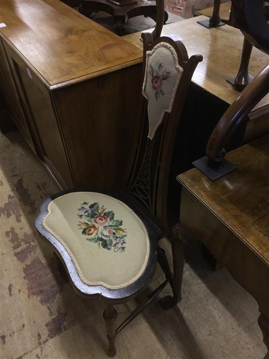 Edwardian sewing chair